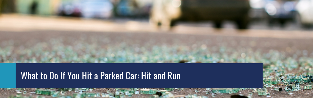 Broken Glass on Ground with Car in Background